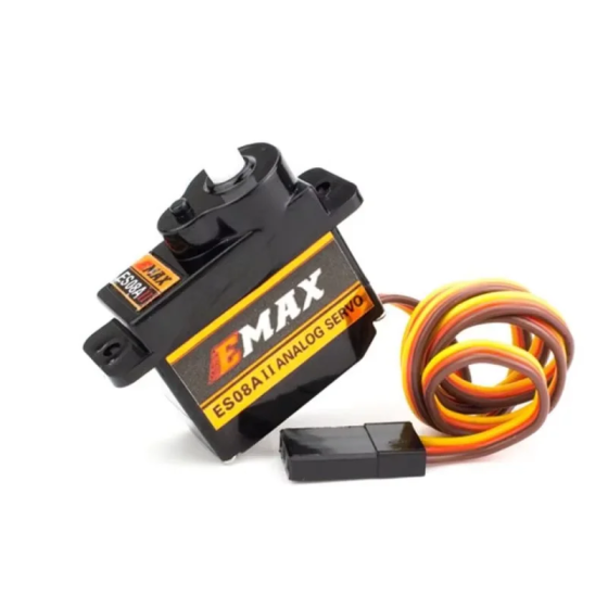 Wholesale EMAX ES08A II 9g Plastic Gear Analog Mini Servo1.8kg/Sec for RC Models Fixed Wing 3D Airplane Replacement DIY Parts